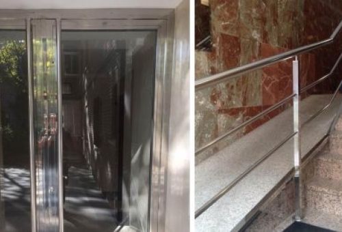 Carpintería de acero inoxidable