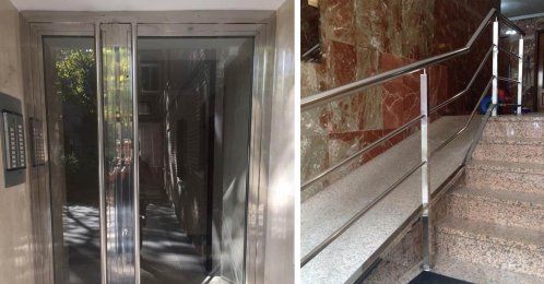 Carpintería de acero inoxidable